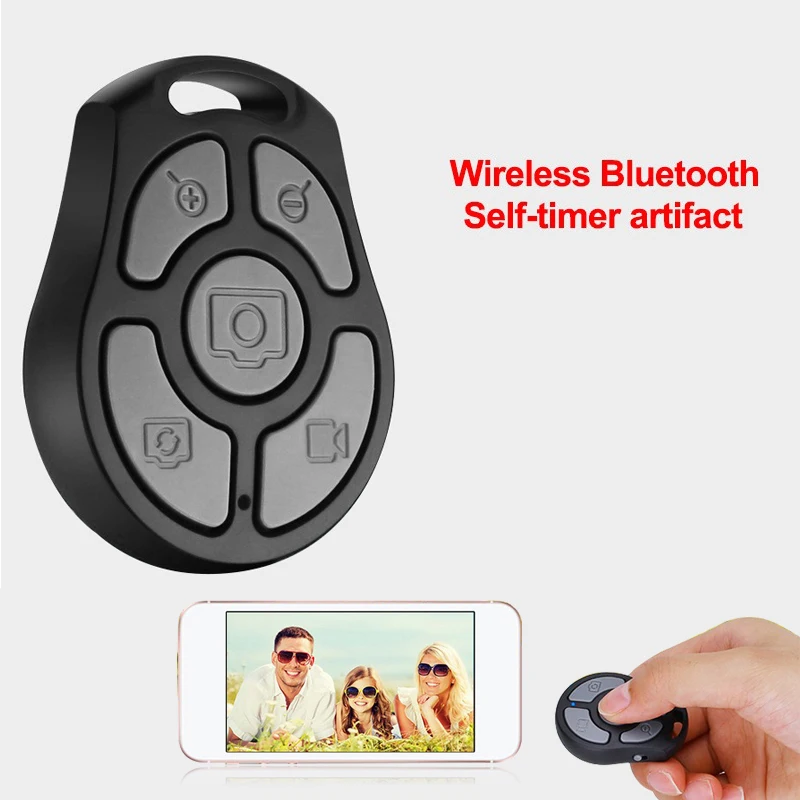 

Wireless Remote Shutter Bluetooth Selfie Sticks For IOS & Andriod Mobile Phones Self-timer Fit Camera Shutter