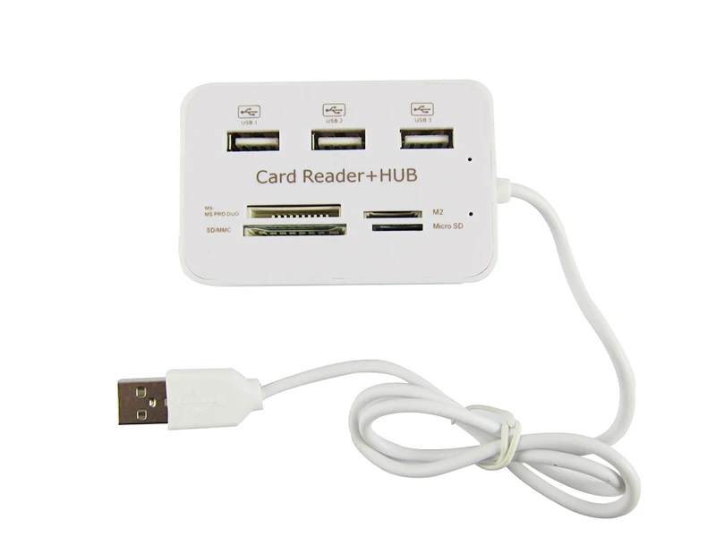 Micro USB Hub 3.0 Combo 3 Ports Card Reader High Speed USB Splitter All In One USB 3.0 Hub or PC Computer Accessories Notebook