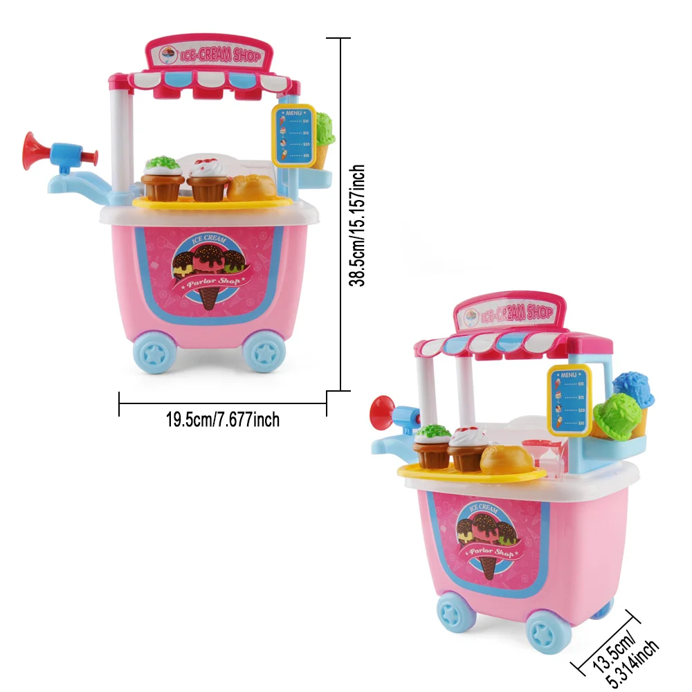 31 шт. набор игрушек для магазина мороженого, детская игрушка для ролевых игр, детский инструмент для ролевых игр, посуда для приготовления пищи, игровые наборы, детские игрушки
