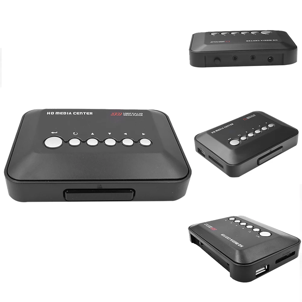 

HD Media Player Supports Multiple Languages 1080P HD Player MKV HD Player Media Player 110x80x20mm