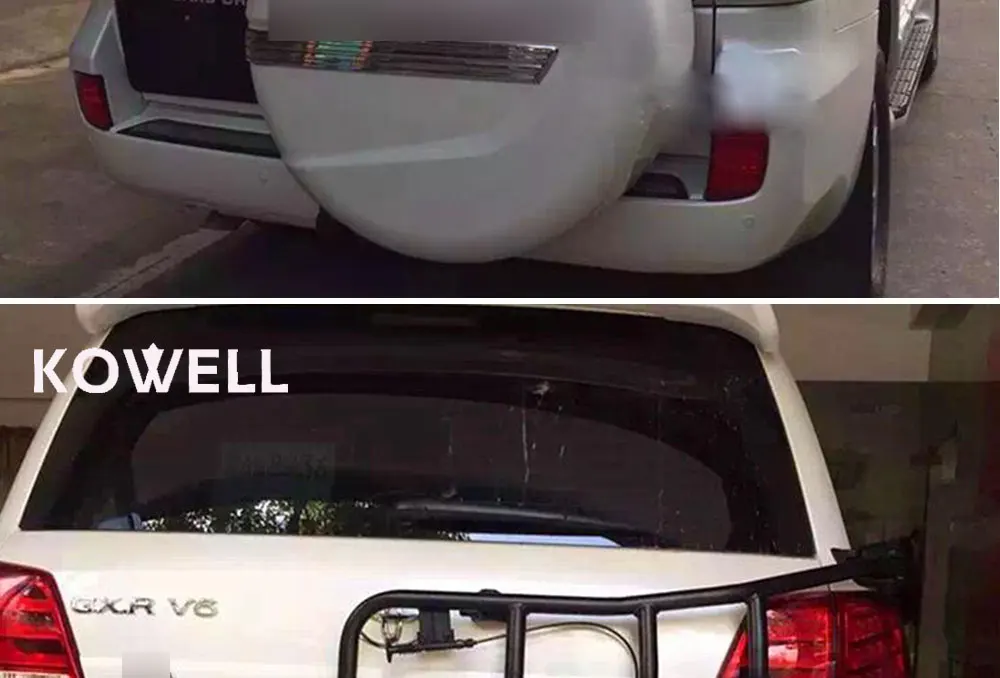 KOWELL автомобильный Стайлинг для Toyota 2008 2009- Land Cruiser задние фонари светодиодные задние фонари для Cruiser задние лампы DRL+ тормоз+ Парк+ сигнал