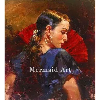 

Impression Dance Oil Painting 100% Handmade Tango On Canvas With High Quality