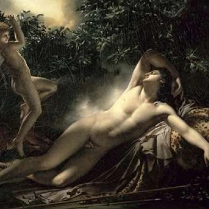 The Sleep of Endymion Poster Print by  Anne Girodet De Roucy-Trioson  (9 x 12)