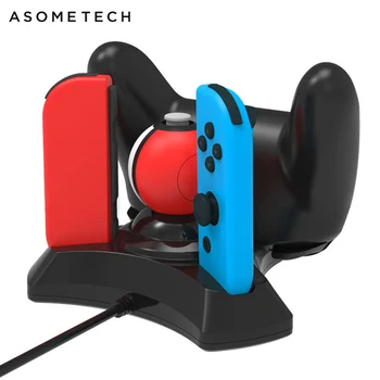 

4 in 1 Charging Dock For Nintendo Switch Joy-con Pro Controller Stand Charger For N-Switch NS Charge Station For Poke Ball Plus