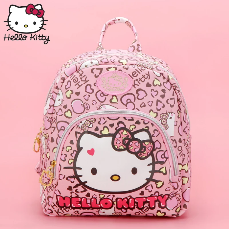 Hello kitty/Модная Детская сумка с рисунком из мультфильма; розовый KT рюкзак для девочек; школьный рюкзак для маленьких девочек; подарки на день рождения; хорошее качество; плюш