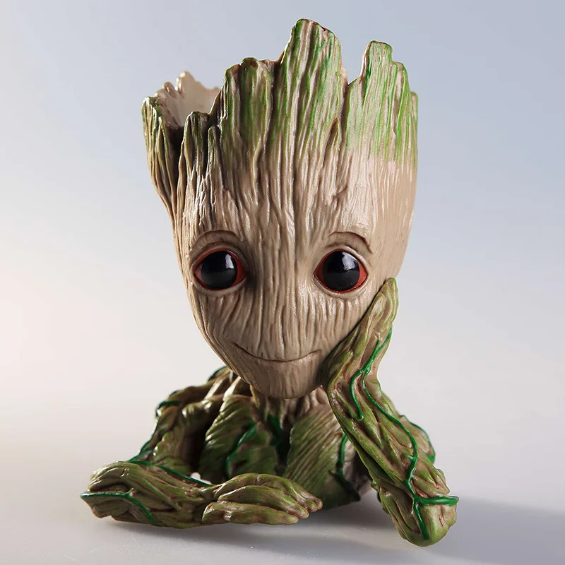 Грут Хранитель Galaxy малыш рисунок игрушки горшок сеялки дерево человек милый