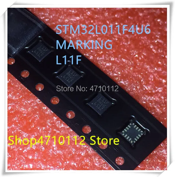 NEW 10PCS LOT STM32L011F4U6 STM32L011 MARKING L11F UFQFPN 20 IC