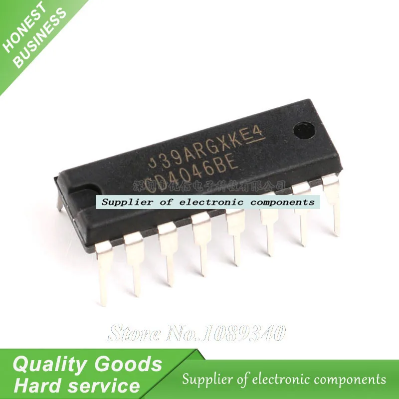 

20pcs/lot CD4046BE CD4046 4046 IC DIP Clock / Timer / Clock Generator New Original