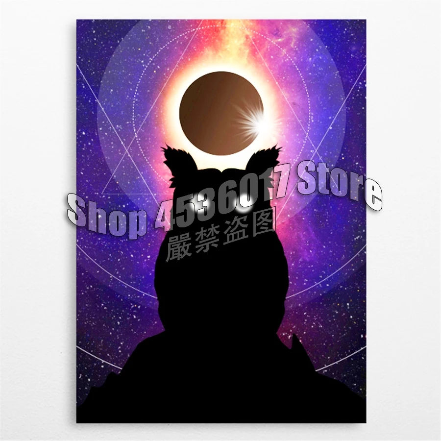 

5d Diy Diamond Painting Cross Stitch Diamond Embroidery galactic magical owl Diamond Mosaic Full Home Decor Needlework Posters