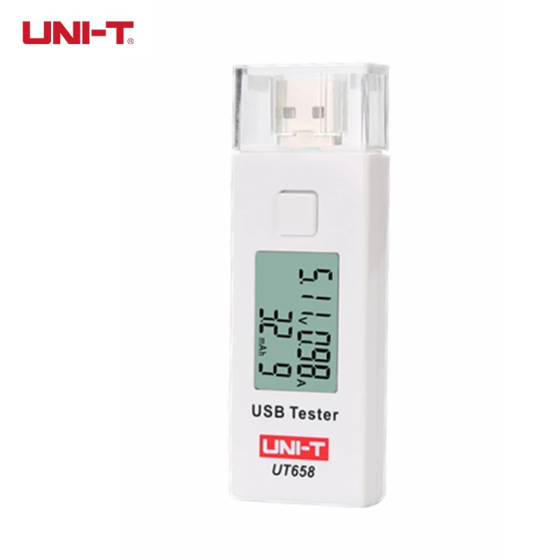 UNI-T UT658 UT658B USB Tester Voltmeter Ammeter Digital LCD Voltage Monitor Current Meter Capacity Tester 9V 3A With Backlight