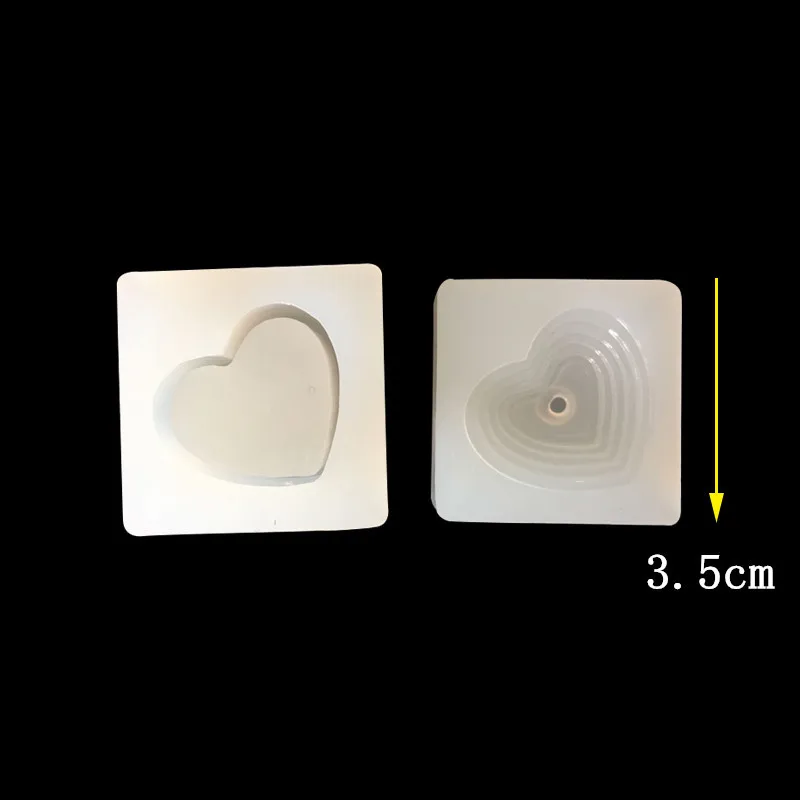 Силиконовые формы эпоксидной смолы формы коробка любви кристалл эпоксидной формы база+ крышка 2 шт набор ювелирных изделий декоративная емкость для хранения ручных инструментов