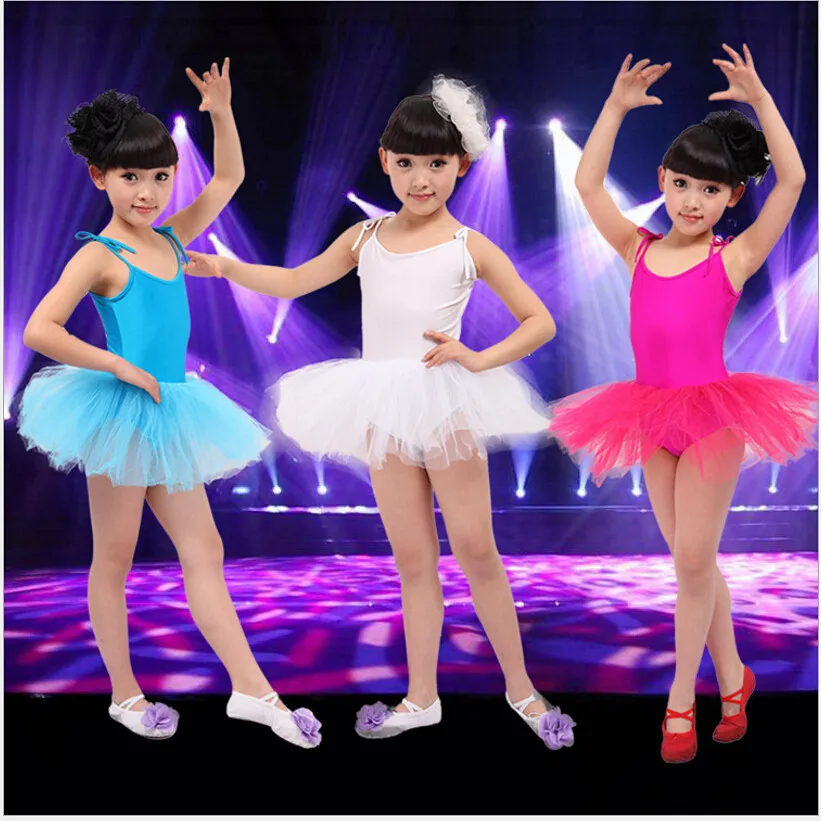 

Ballet Dress For Children leotard justaucorps dancewear pancake gymnastics leotards maillot mujer professional tutu Costume