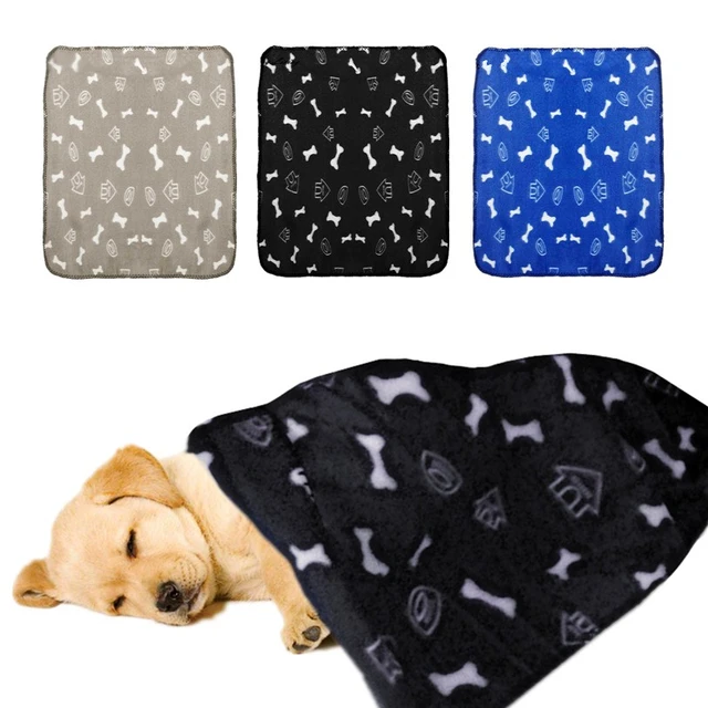 Pet Bed Blankets For Dogs 1 PC Pet Dog Cat Blanket Soft Warm Fleece Mat
