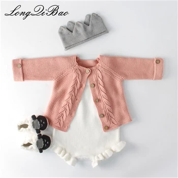 

Ins explosions Spring and Autumn baby for boys and girls kit for toddler cotton knitted coat + wool Sliders climbing clothes