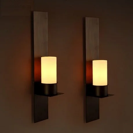Retro Loft Style LED Wall Sconce Iron Glass Vintage Wall Lamp For Home Antique Wall Lights Indoor Lighting Luz De Pared Retro Loft Style LED Wall Sconce Iron Glass Vintage Wall Lamp For Home Antique Wall Lights Indoor Lighting Luz De Pared