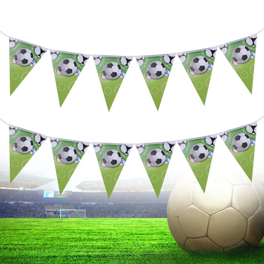 Soccer Birthday Decorations Party Supplies Sporty Theme Bunting Banners