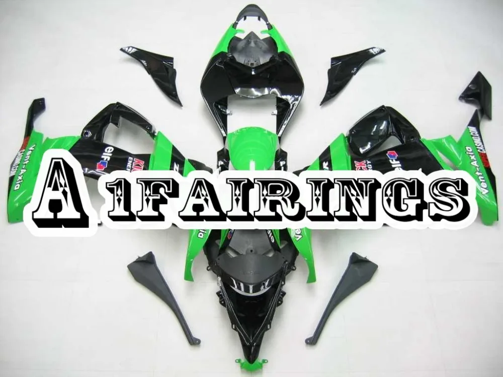

Motorbike Hulls for Kawasaki ZX-10R 2008 2009 2010 ABS Plastic Injection Carenes Motorcycle ZX10R 08 09 10 Covers Green Black