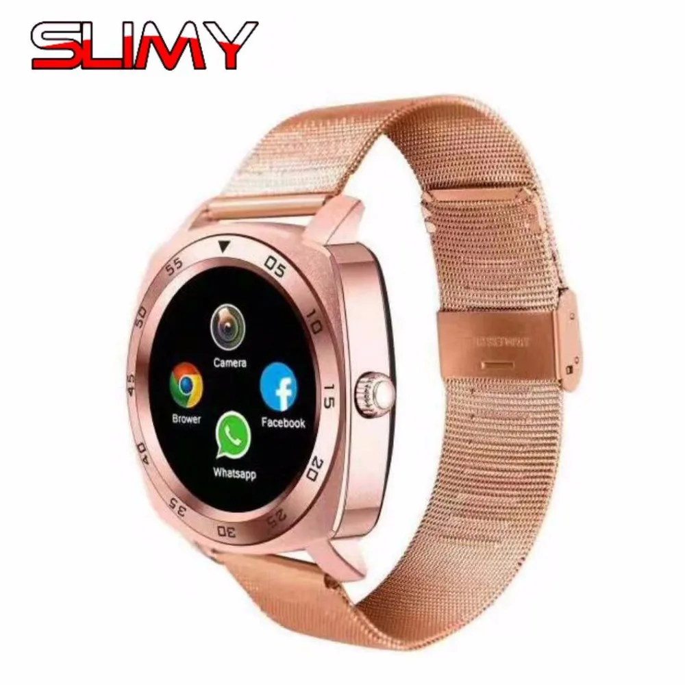 2018 new smart watch round support nano sim