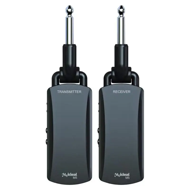 

Wireless Guitar System - 5.8GHz Rechargeable Guitar Wireless Audio Transmitter Receiver - Electric Digital Guitar System Transmi