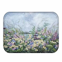New Fashion Welcome Floor Mats Plant Flowers Bird Printed Bathroom Kitchen Rug Front Doormats For Living Room Anti-Slip Tapete