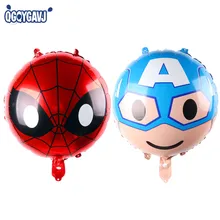 QGQYGAVJ Brinquedo Do Bebê de Super-heróis Capitão América Superman Spiderman Balão de Hélio Decorações Do Partido balões Por Atacado