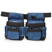 Подлинный Быстрый инструментарий электрический пакет электрика карманный двойной висячий мешок Высота обслуживания Карманный аппаратный комплект DB010