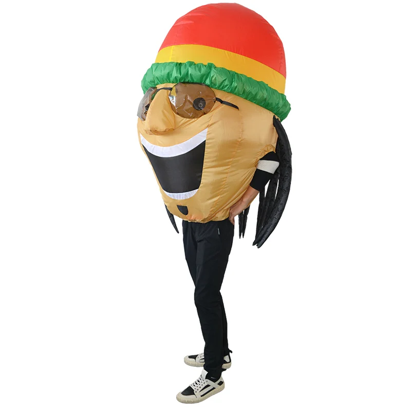 Adult-Funny-Inflatable-Jamaican-Costume-Big-Fat-Head-Wearing-Sunglasses-Hat-Airblown-Illusion-Halloween-Outfits (2)