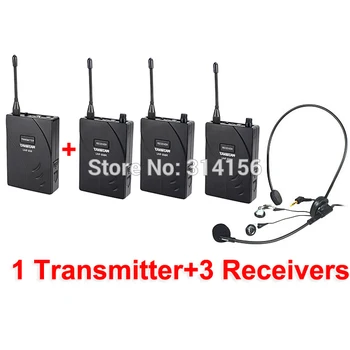 

Takstar UHF-938/ UHF 938 Wireless Tour Guide System UHF frequency 1 Transmitter+3 Receivers for Tour guiding sightseeing ect.