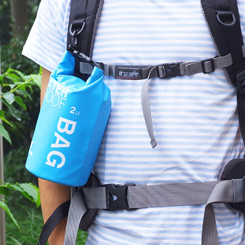 Стильная водонепроницаемая сумка для хранения сухая сумка для наружного каноэ каяк рафтинг Кемпинг Альпинизм поход 4 цвета портативный 2л