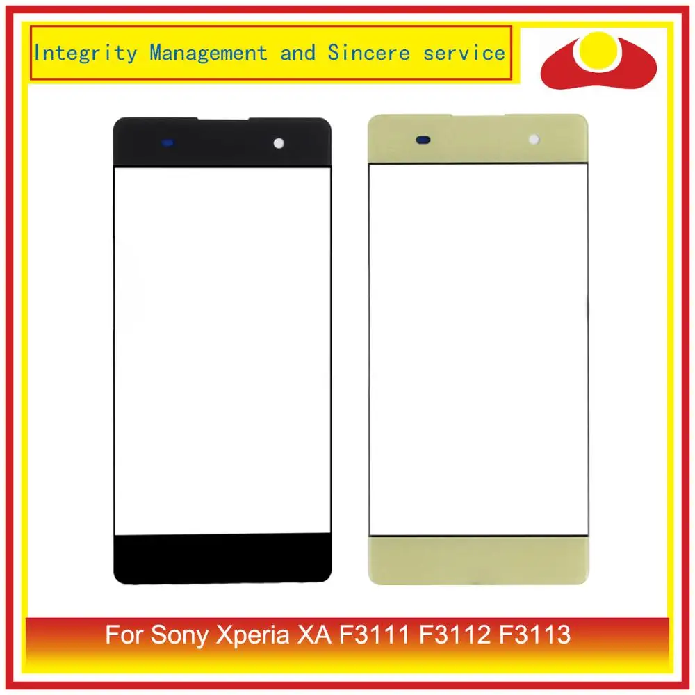 5," для Sony Xperia XA F3111 F3112 F3113 Сенсорная панель переднего внешнего стекла объектив для Sony XA ЖК-стекло замена