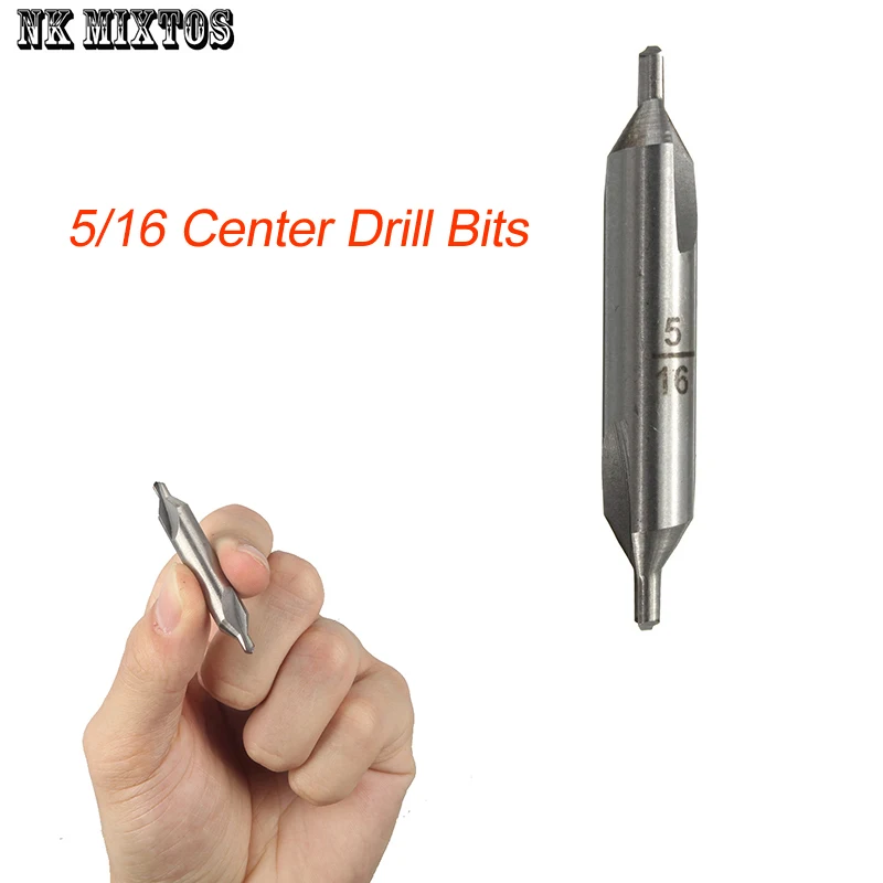 

Free Shipping 1PC 5/16 HSS Center 60 degrees Spotting Drill Bits Combined Countersink High Speed Tool