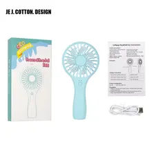 Перезаряжаемые вентилятор Ручной охлаждающий вентилятор USB для Офис Открытый настольные Настольный вентилятор кондиционер с 18650 Li Батарея