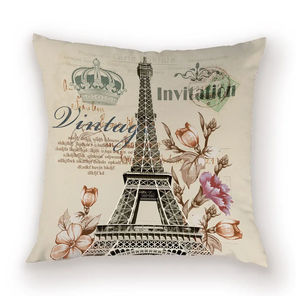 Винтажный чехол-подушка в стиле лондонского брошка, декоративная наволочка для подушки, романтический домашний Цветочный декор подушки для дивана, чехлы - Цвет: L1520-7