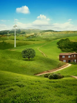 

Customize blue sky grass Wedding Children Custom Photography for Photo Studio 5X7ft