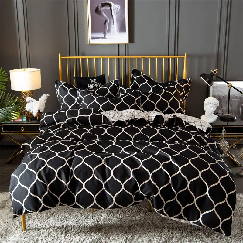 

BEST.WENSD Quality Winter Super soft comfortable beddings Western Single double bed 3D Autumn leaves cat Quilt sets ropa de cama