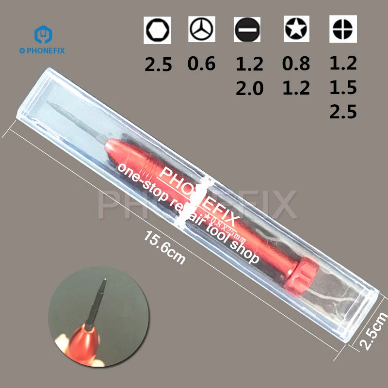 

PHONEFIX High Quality Screwdriver Set Cross Phillips Torx Y-Type Screwdrivers for iPhone iPad Electronics Repair Tools Kit