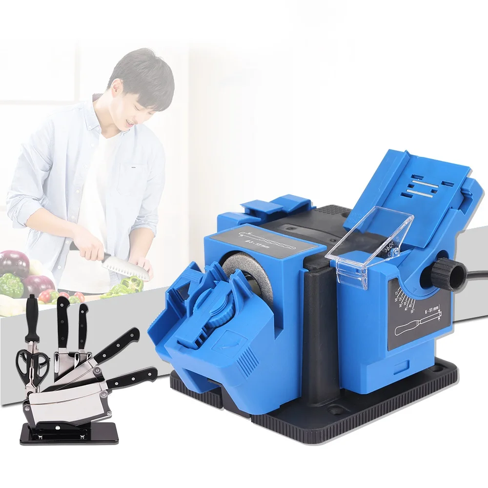  Electric Multi-task Sharpener Knife Scissor Drill Sharpening Machine Multi Function Tool Kitchen Di - 32919182347