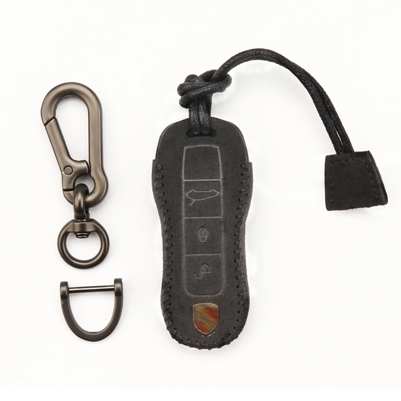 Ключ-кошелек для Porsche Матовый кожаный Автомобильный ключ-держатель Чехол подходит для Panameras автомобильный пульт дистанционного ключа защитный чехол сумка
