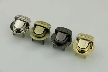 

10pcs/lot Luggage hardware accessories bag mortise lock / hardware lock duck tongue lock metal twist lock switch small size