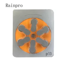Rainpro 12 pçs/lote P13 PR48 A13 1.45 v para Aparelhos Auditivos Baterias Botão Ar Zinco