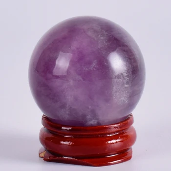 

Hand Massage Ball Undrill 35 MM Natural Fluorite Yoni Ball Crystal Mineral Stone Sphere Home Decor Accessory Kegel Massage Egg