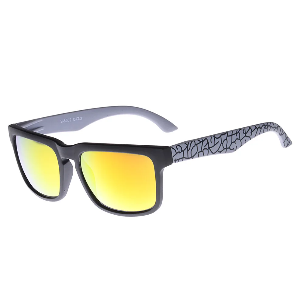 Спортивные Кен солнцезащитные очки Кена блока Мужские квадратные рамки классические дизайнерские отражающие Зеркальные Солнцезащитные очки Мужские Женские квадратные очки для вождения УФ - Цвет линз: C20