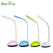 Мини светодиодный книжный светильник, гибкая портативная настольная Светодиодная лампа для чтения, 4 цвета, регулируемый на 360 градусов книжный светильник с батареей