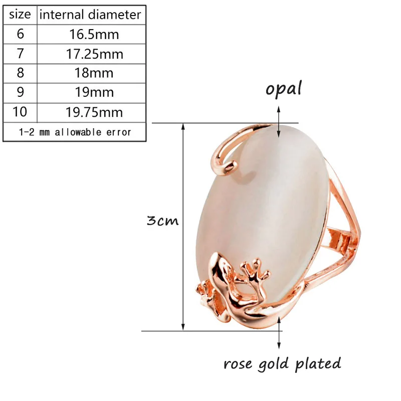 SINLEERY винтажное большое овальное кольцо с опалом и камнем для женщин цвета розового золота обручальное свадебное ювелирное изделие Bague Anel JZ010 SSB
