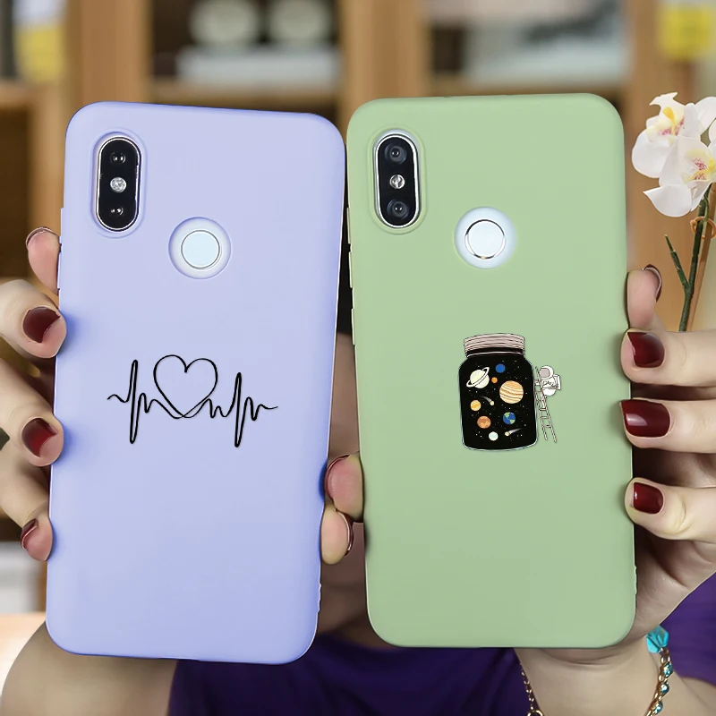 

Phone Case FOR Xiaomi Redmi 6A PRO 5A 7A Note 5 6 Mi A2 Lite Funda Redmi 5 Plus Case Mi 8 Lite Candy Color Cover Redmi Note 7