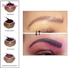 Чернила для татуажа, пигмент для перманентного макияжа, подводка для бровей, подводка для губ, боди-тату, искусство, 4 цвета, для выбора, инструменты для красоты, принадлежности для татуировки