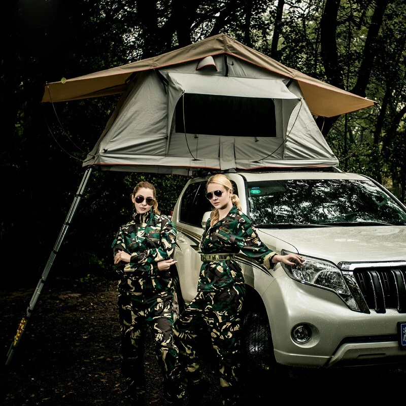 

Wnnideo Car Roof Tent Outdoor Camping Foldable Bedroom 1.4-1.9 M