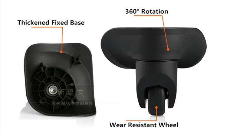 Сменные багажные колеса, ремонтная тележка, аксессуары для чемодана, багажные колеса для чемоданов W041