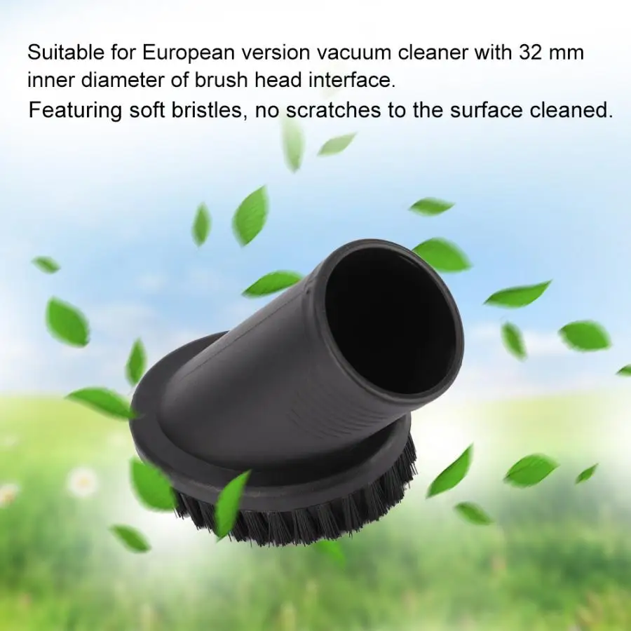 

Vacuum Cleaner Attachment Accessories Nozzle Oval Brush Head Set 32mm Inner Diameter Dust Cleaner Machine Parts