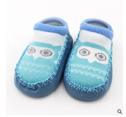 CYSINCOS для новорожденных; носки для малышей нескользящие носки для маленьких мальчиков, с резиновой подошвой, носки для маленьких девочек носки для девочек летняя одежда - Цвет: C BLUE